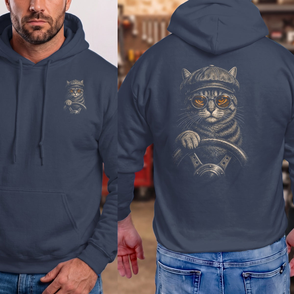 Navy | Front & Back