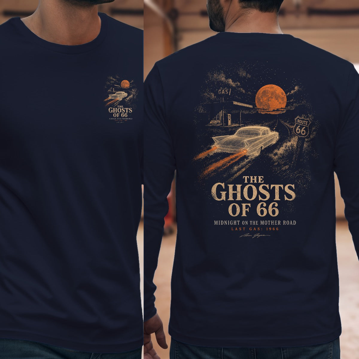 Navy | Front & Back