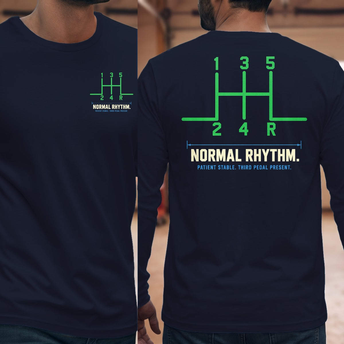 Navy | Front & Back