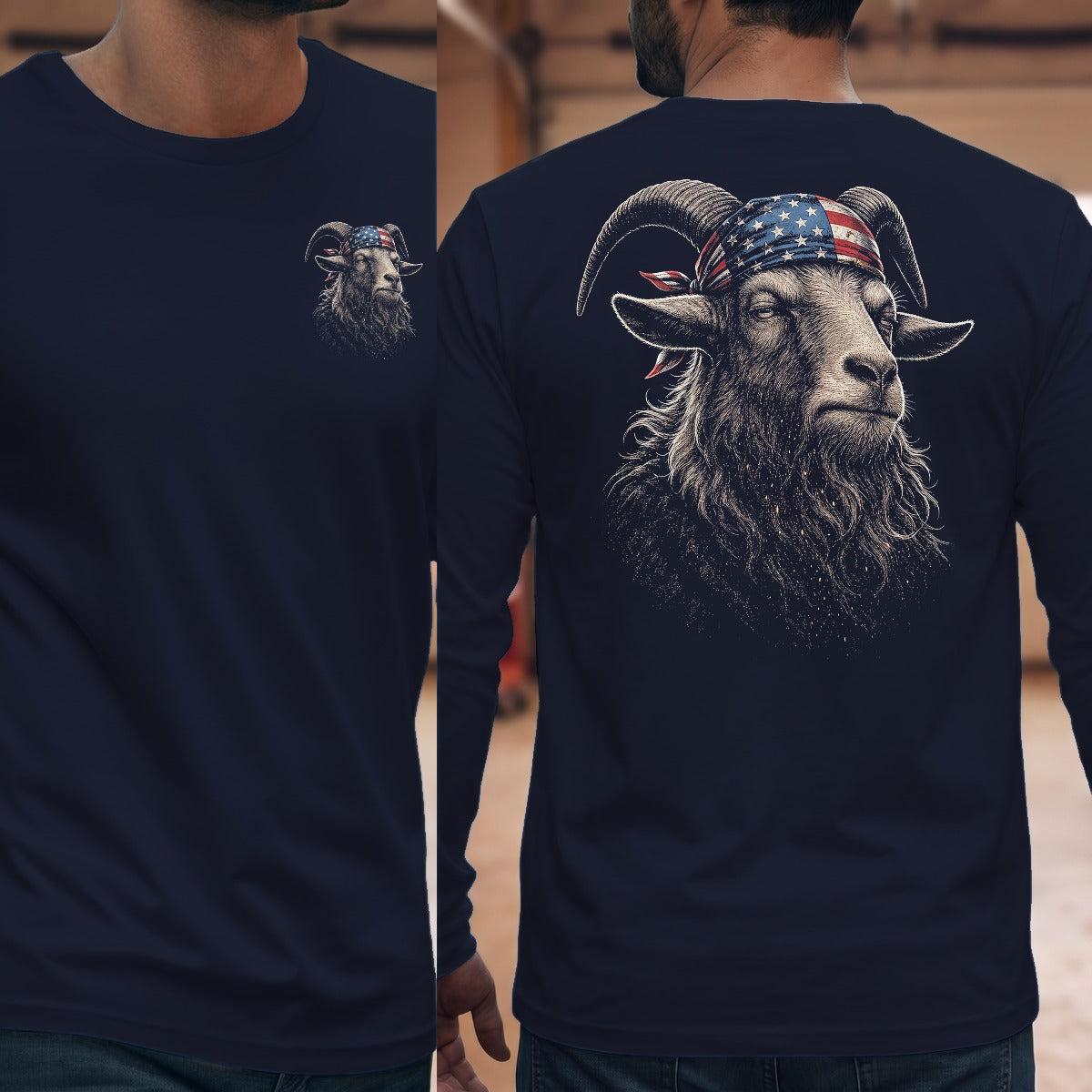 Navy | Front & Back