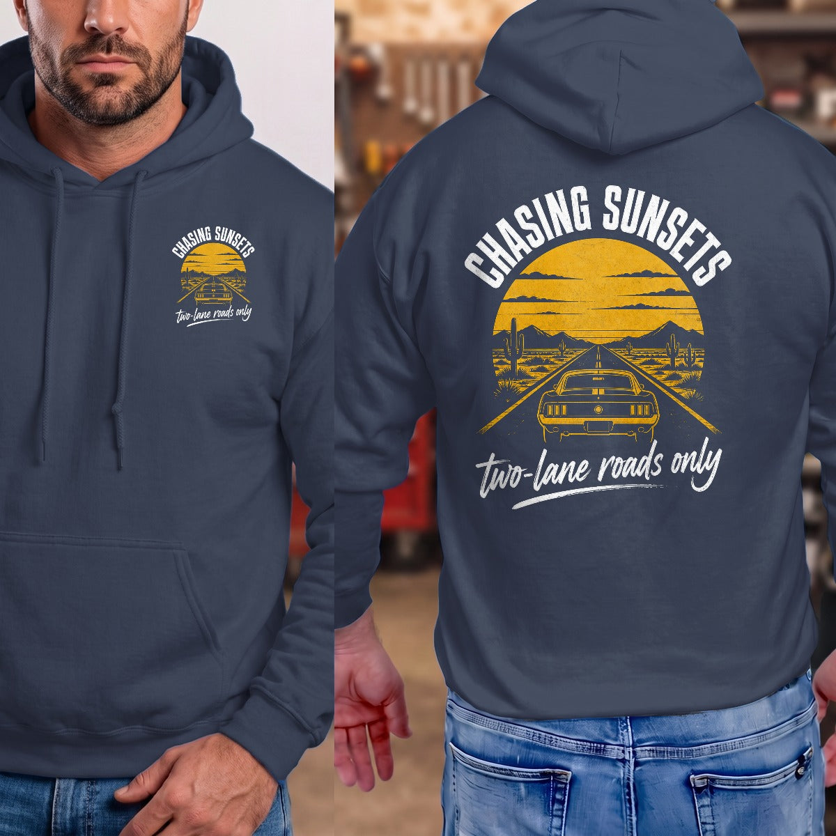 Navy | Front & Back