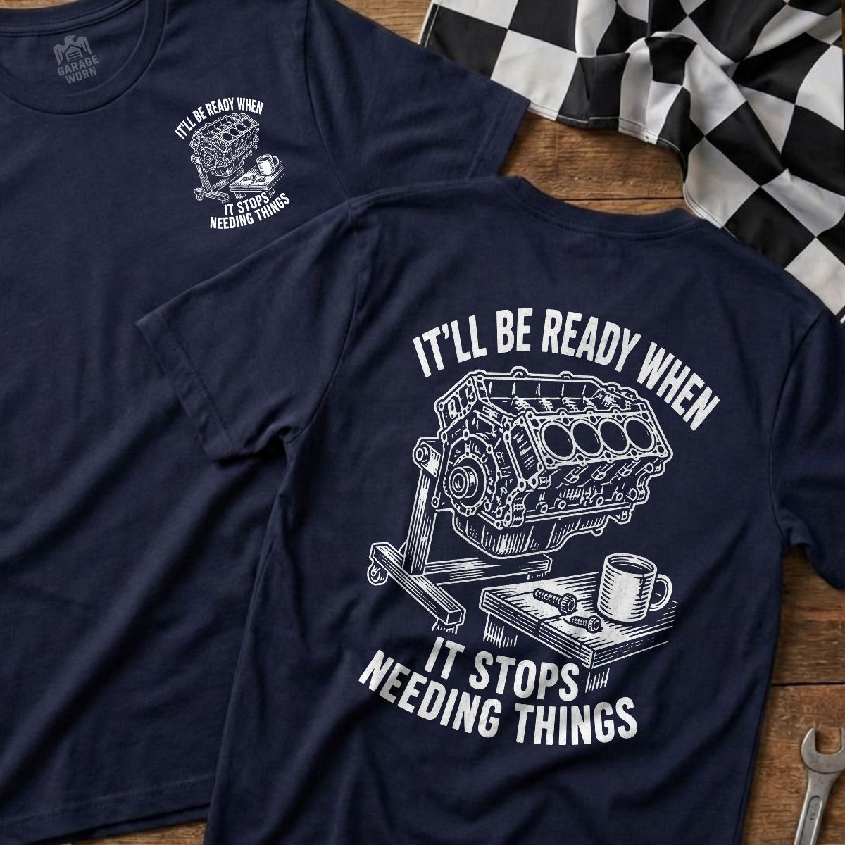 Navy | Front & Back