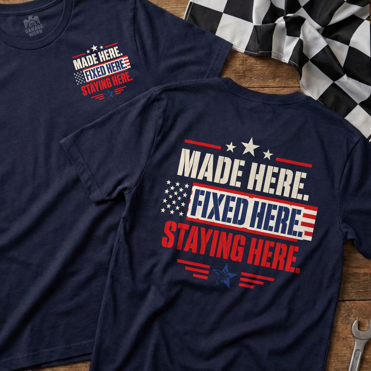 Navy | Front & Back