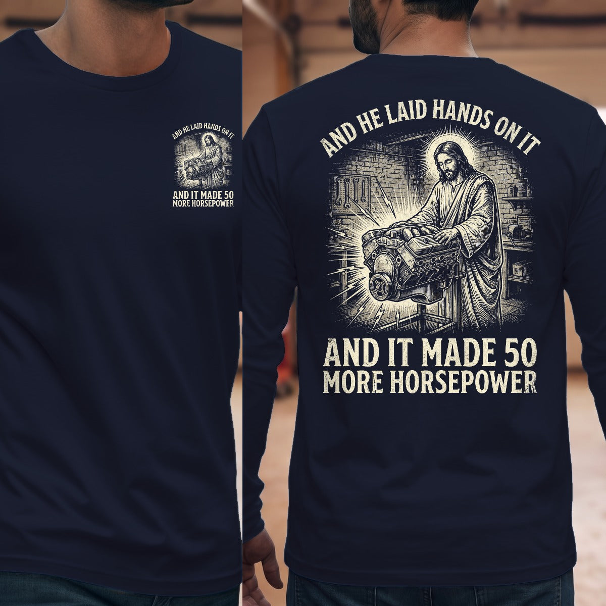 Navy | Front & Back