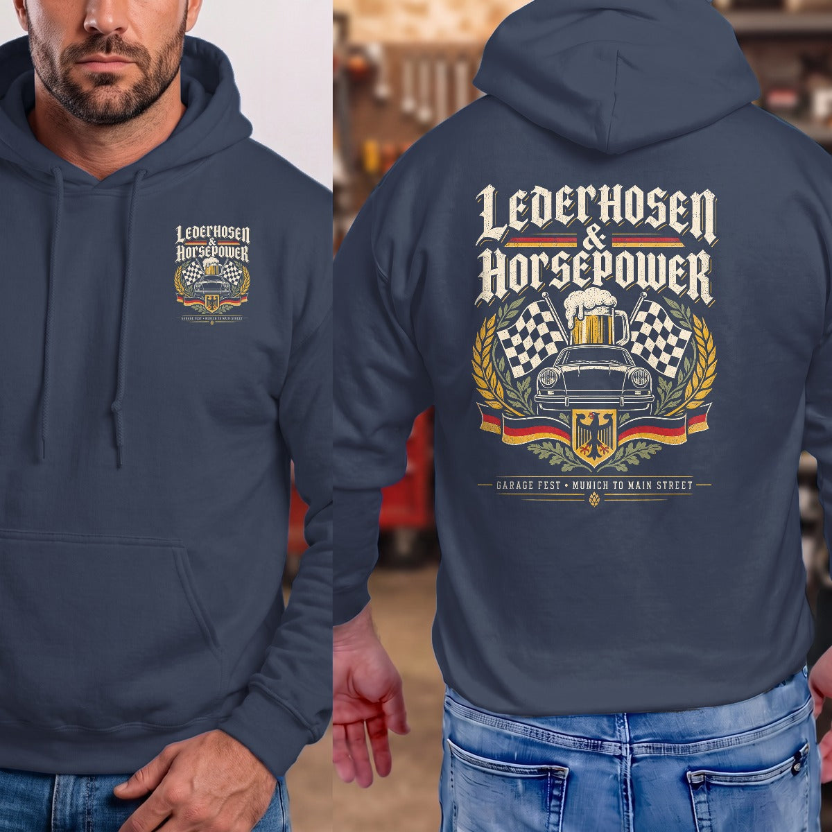 Navy | Front & Back