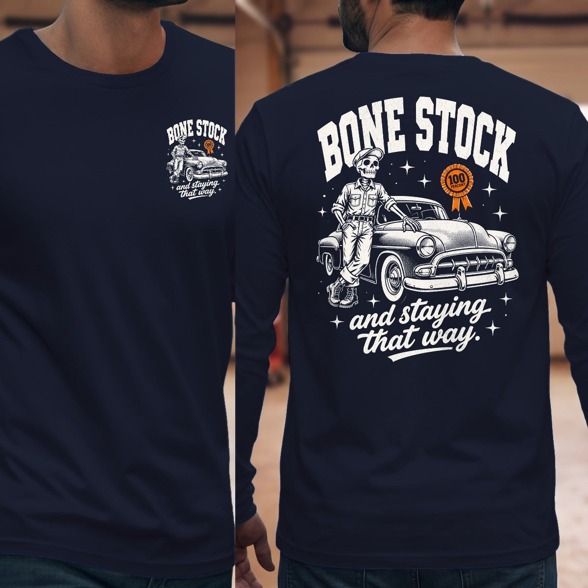 Navy | Front & Back