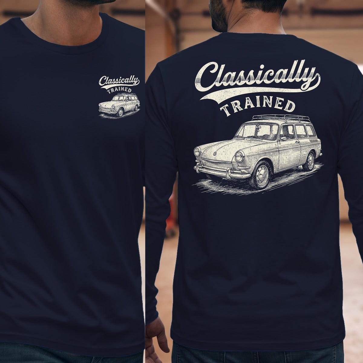 Navy | Front & Back