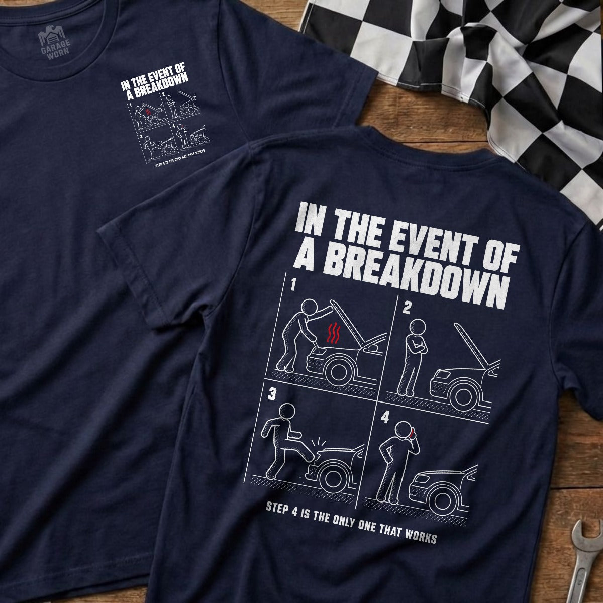 Navy | Front & Back