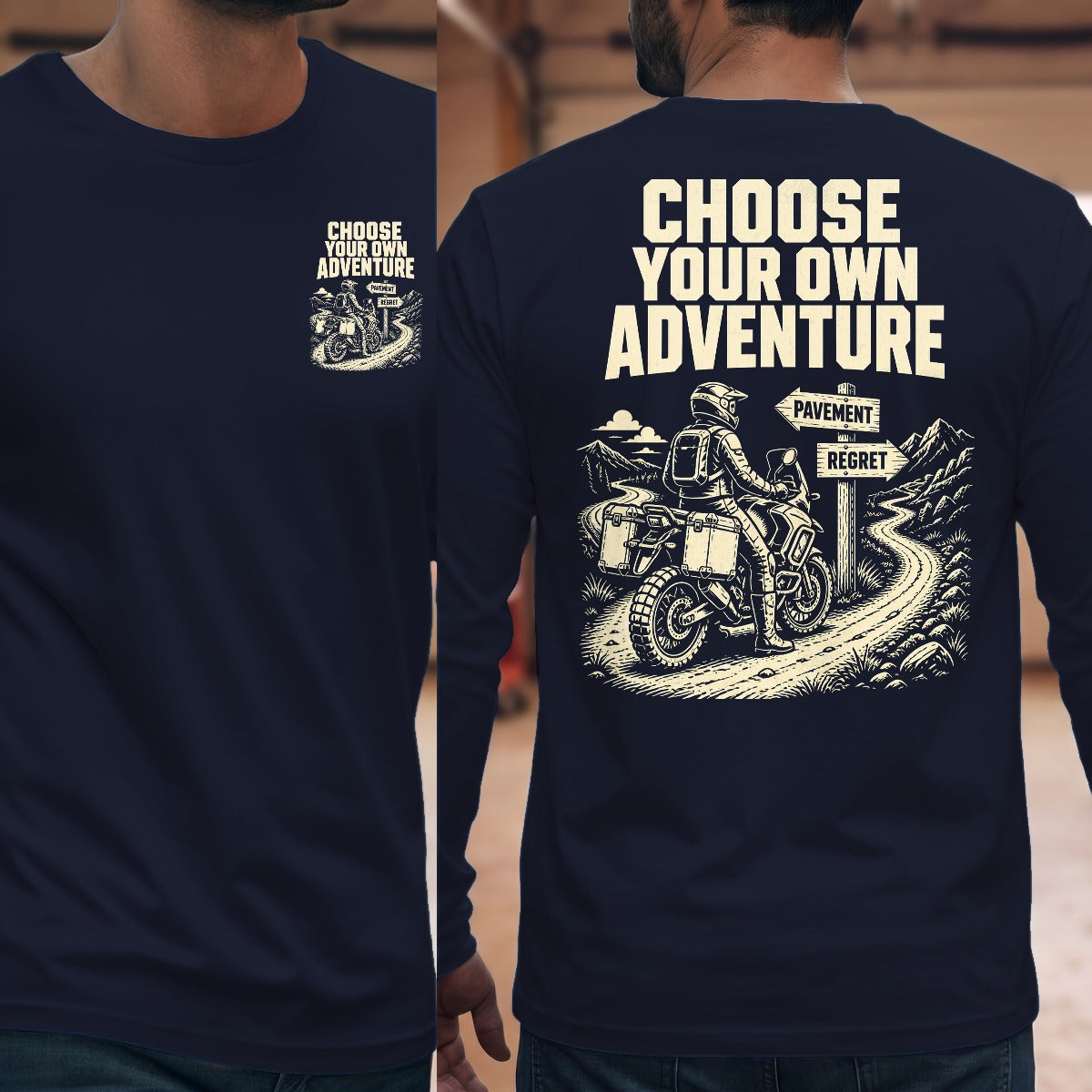Navy | Front & Back