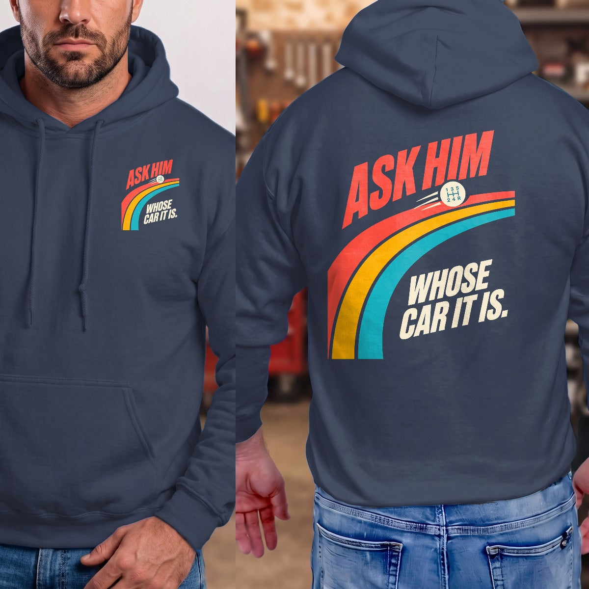 Navy | Front & Back