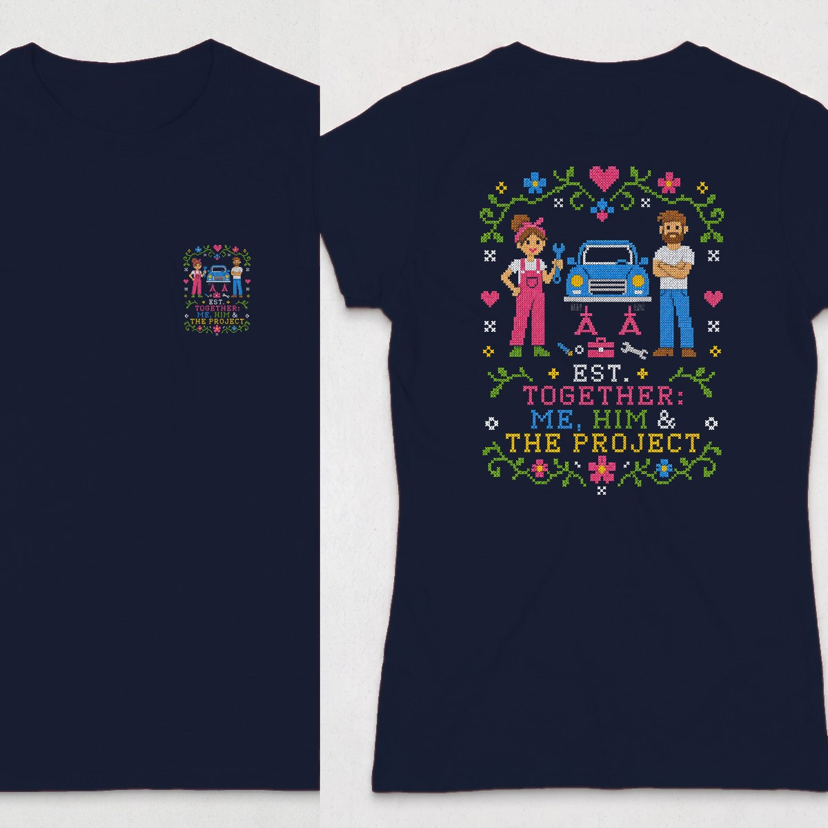 Navy | Front & Back