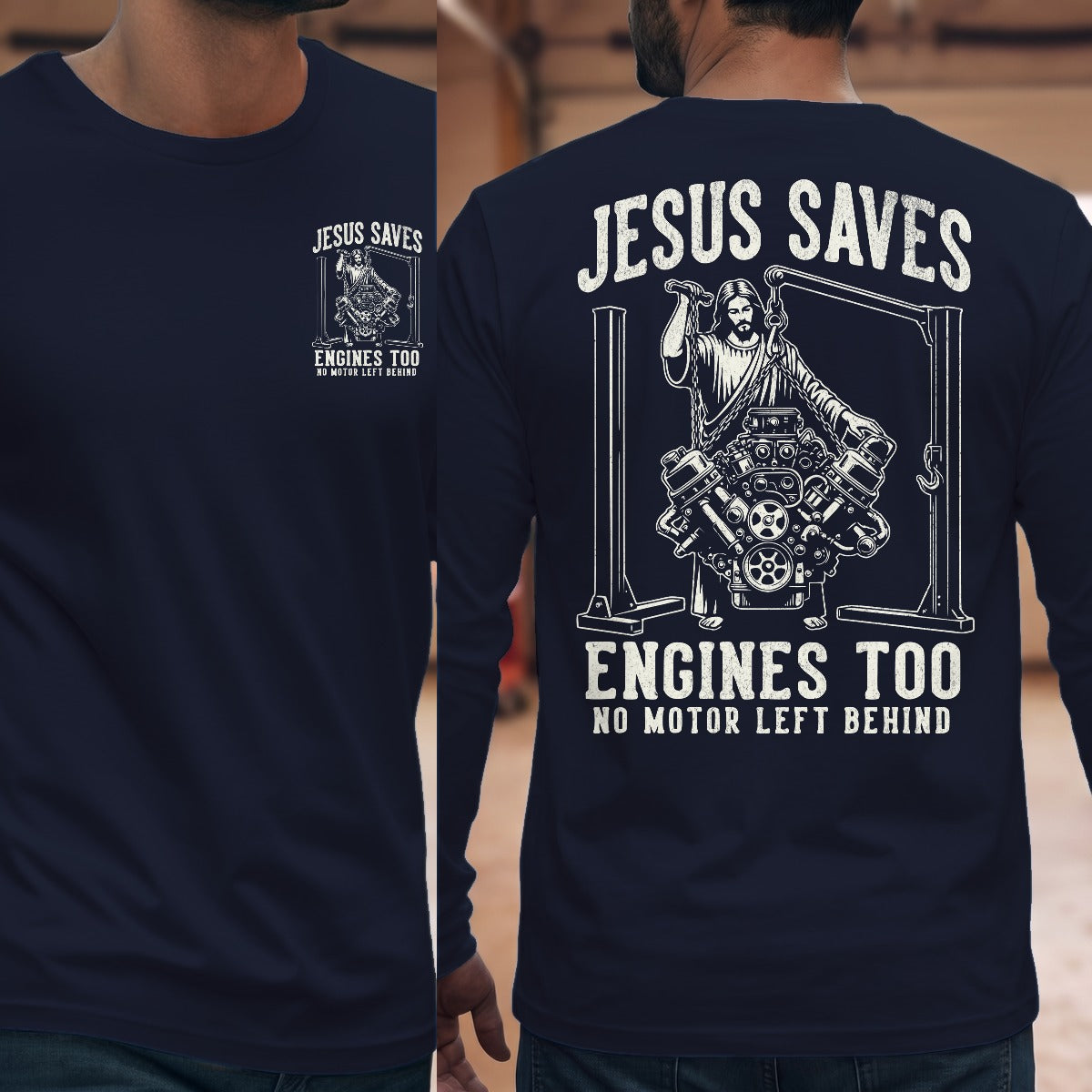Navy | Front & Back