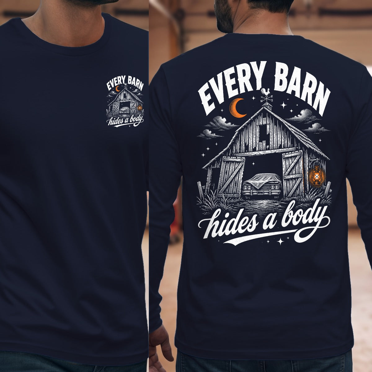 Navy | Front & Back