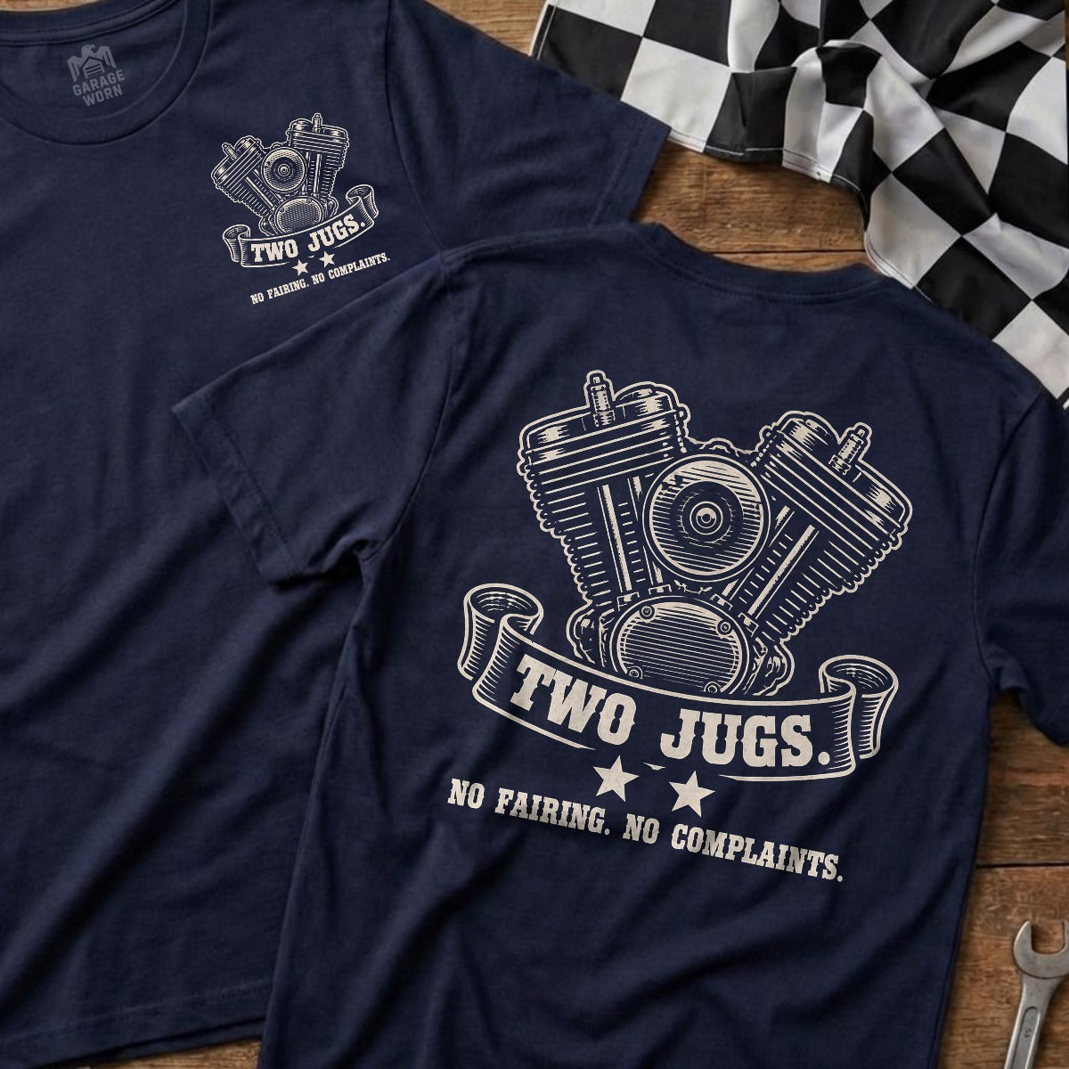 Navy | Front & Back