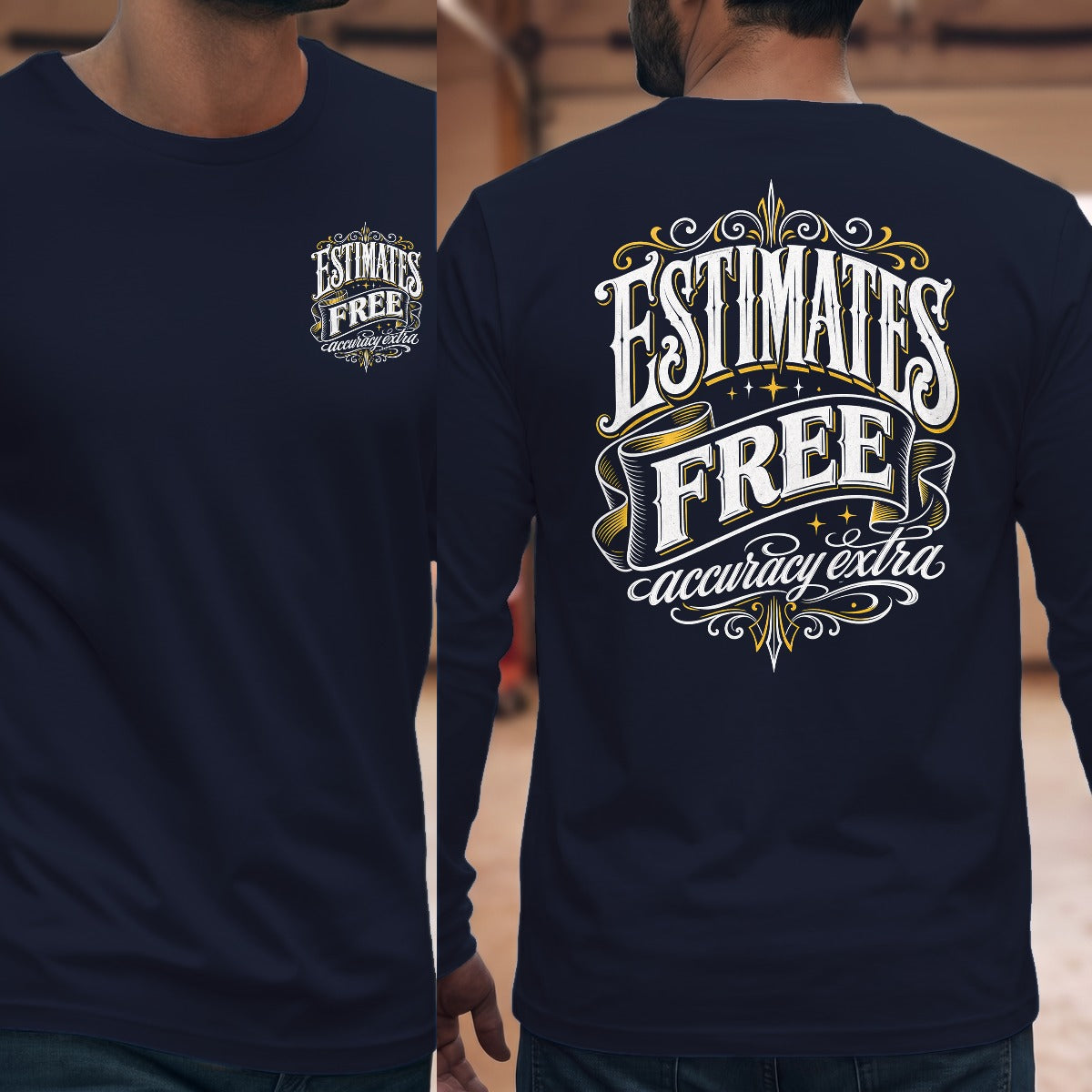 Navy | Front & Back
