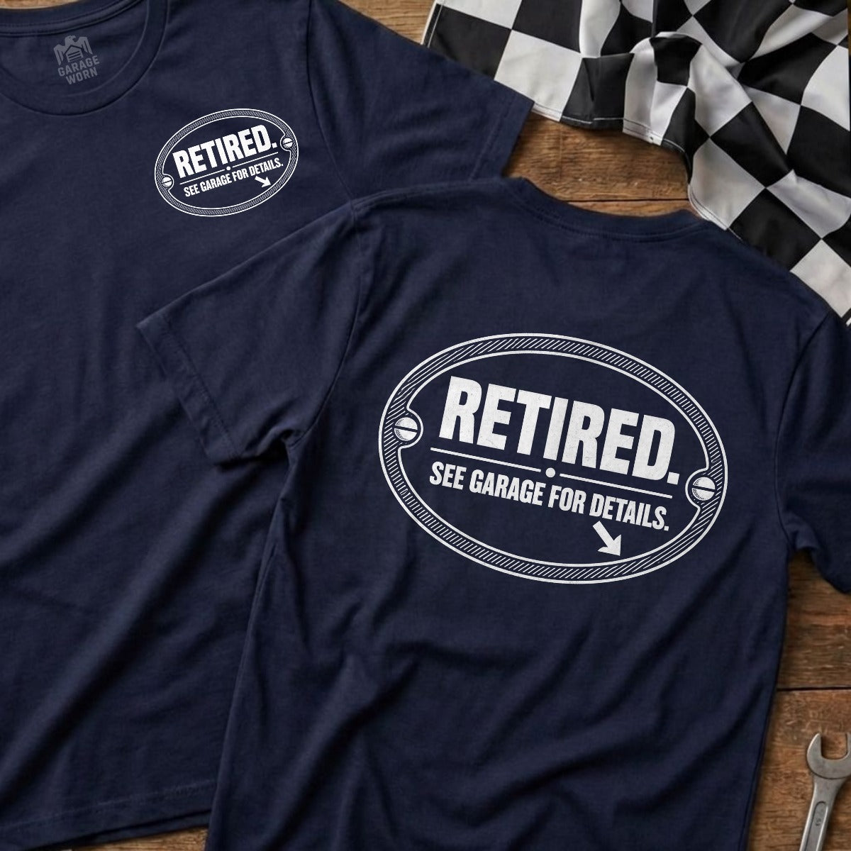 Navy | Front & Back