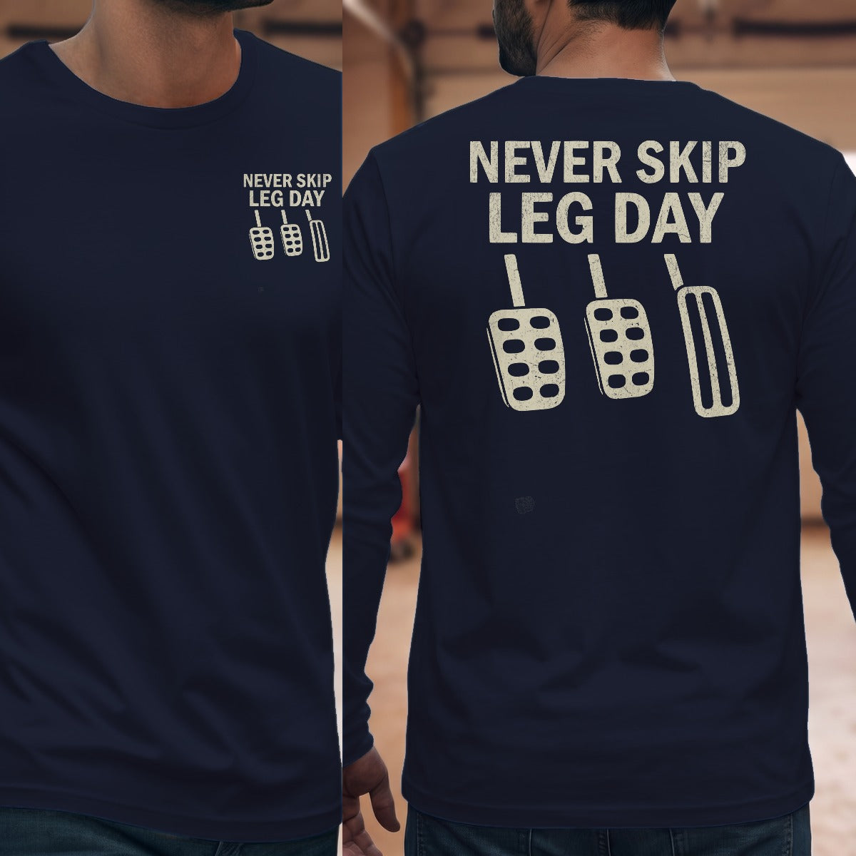 Navy | Front & Back