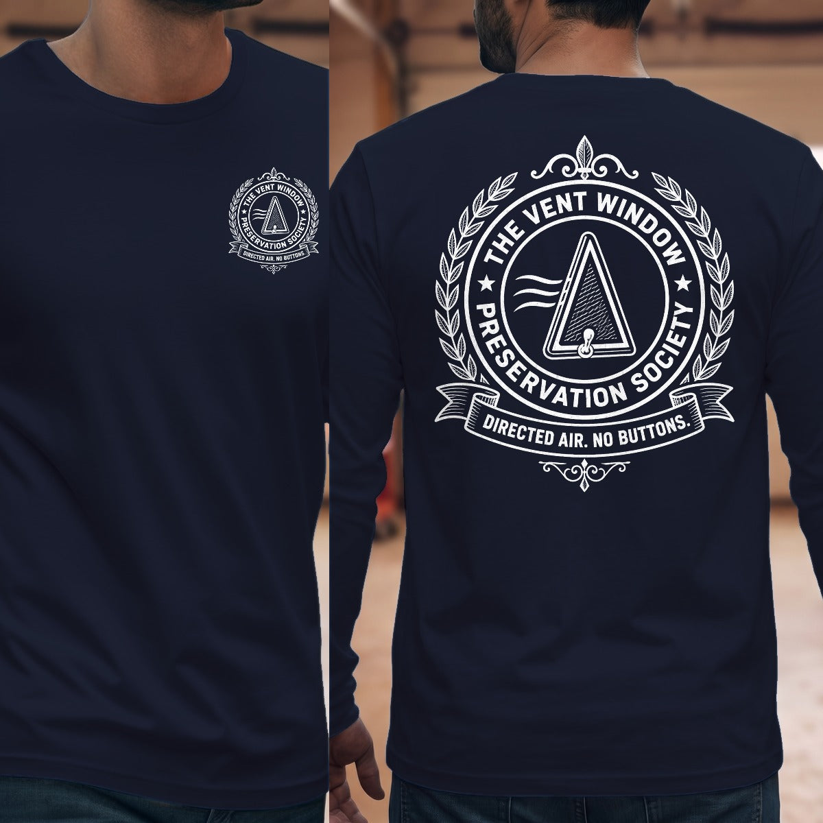 Navy | Front & Back