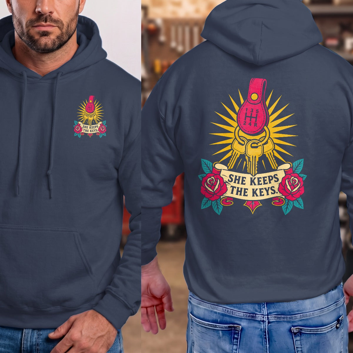 Navy | Front & Back
