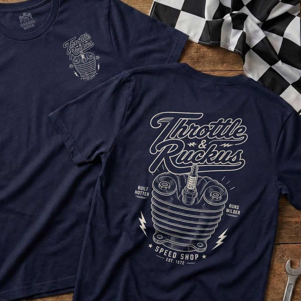Navy | Front & Back