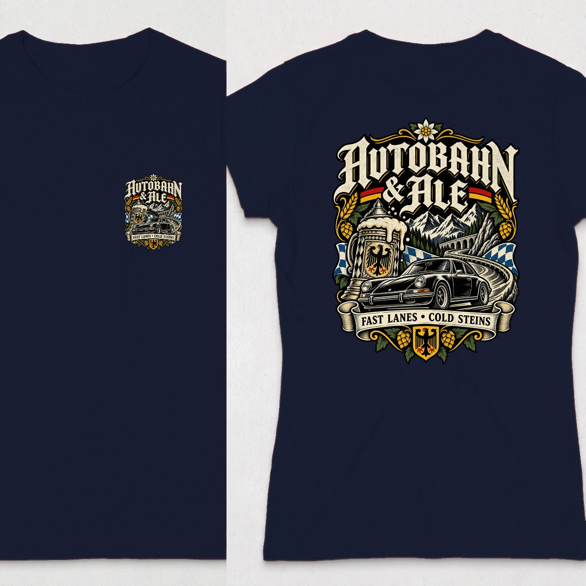 Navy | Front & Back