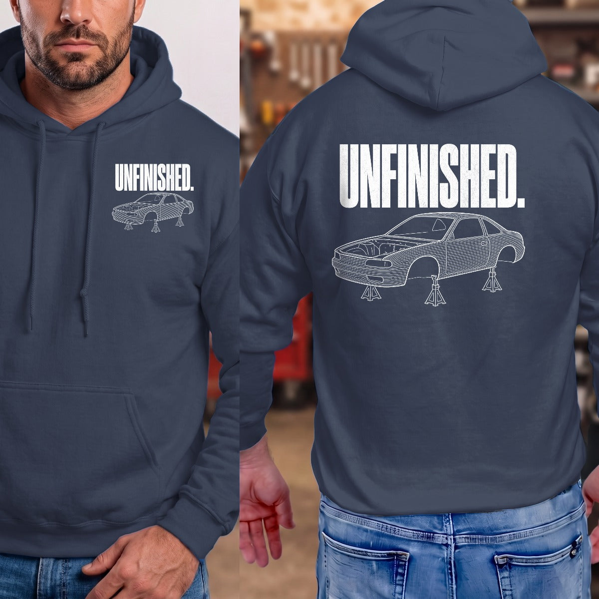 Navy | Front & Back