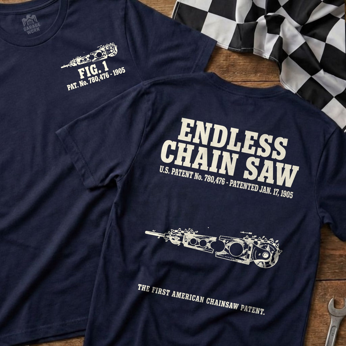 Navy | Front & Back