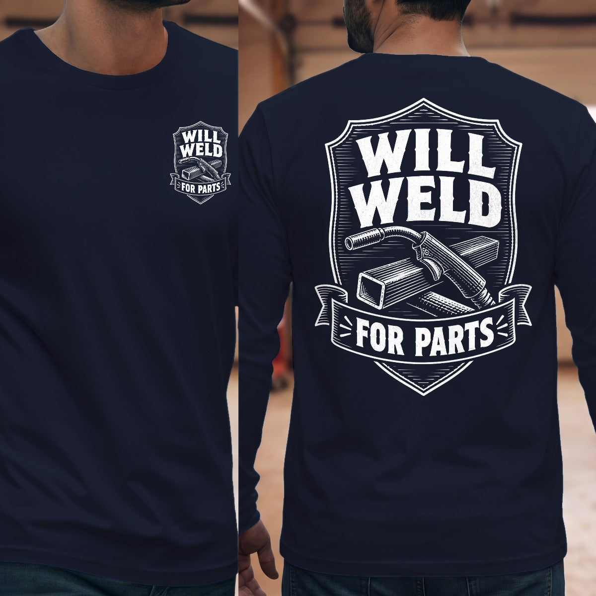 Navy | Front & Back