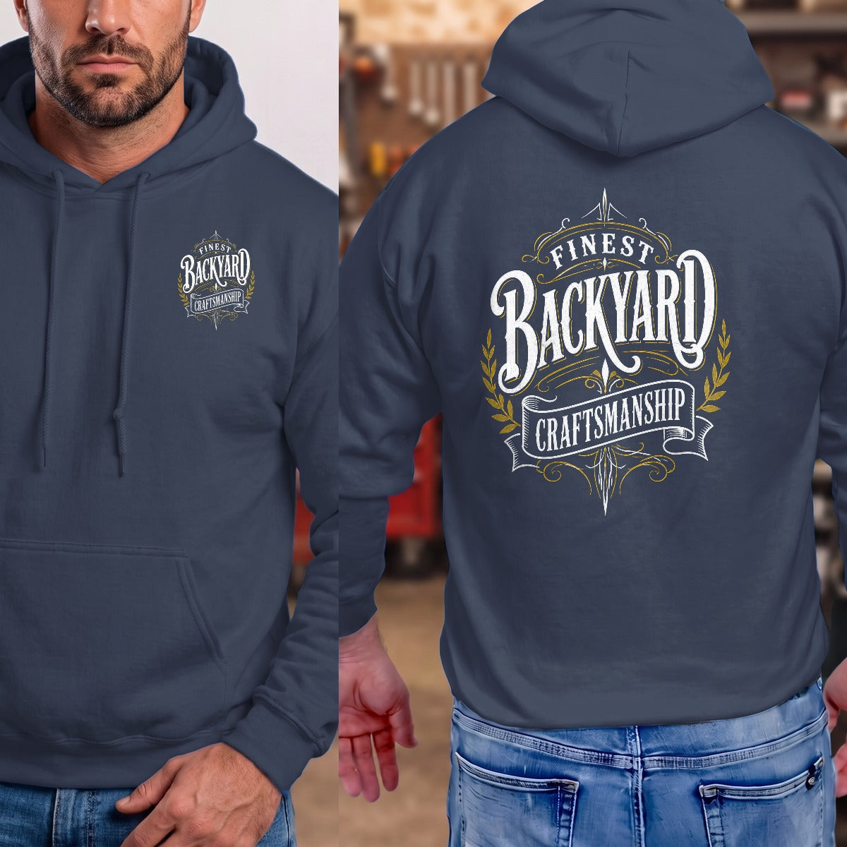 Navy | Front & Back