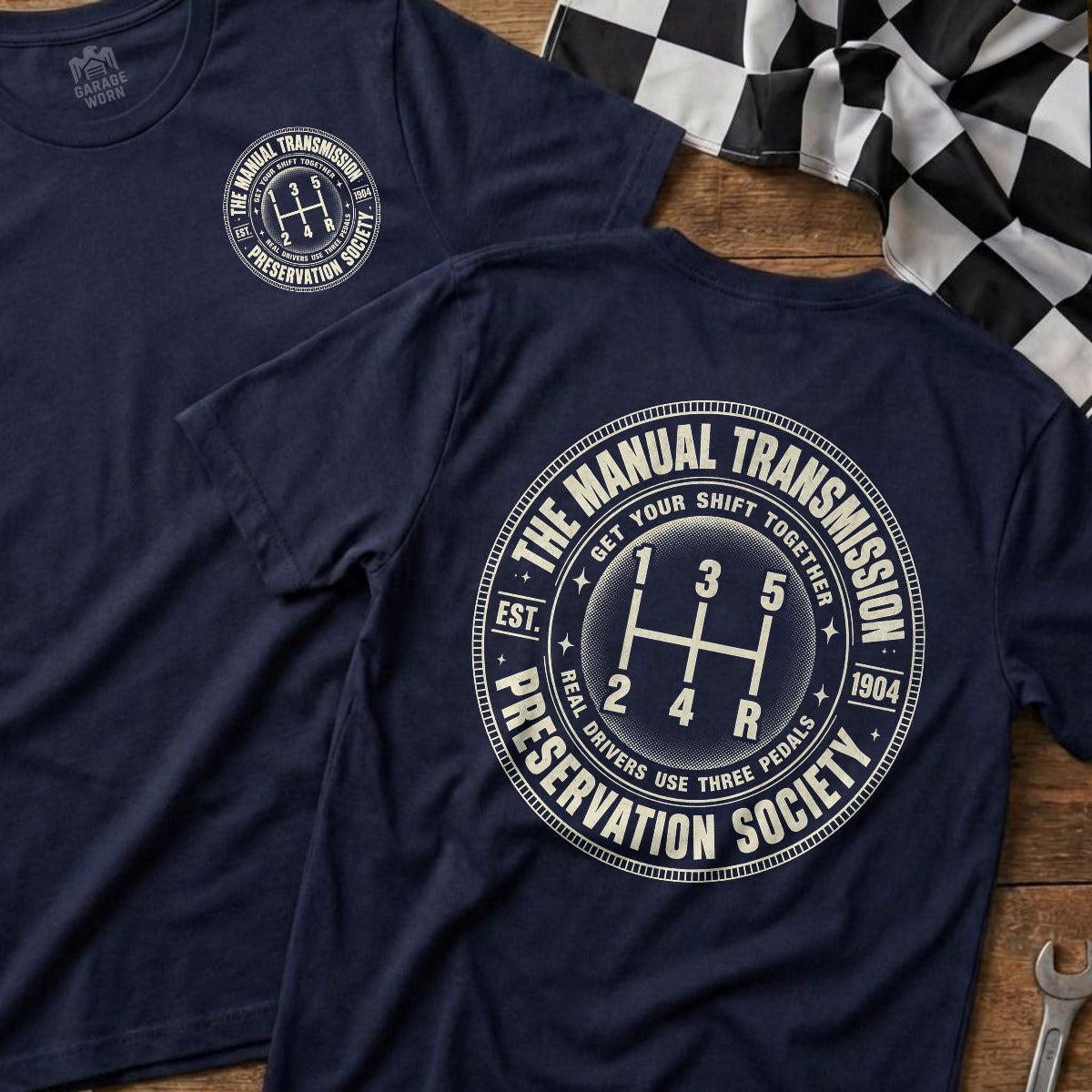 Navy | Front & Back