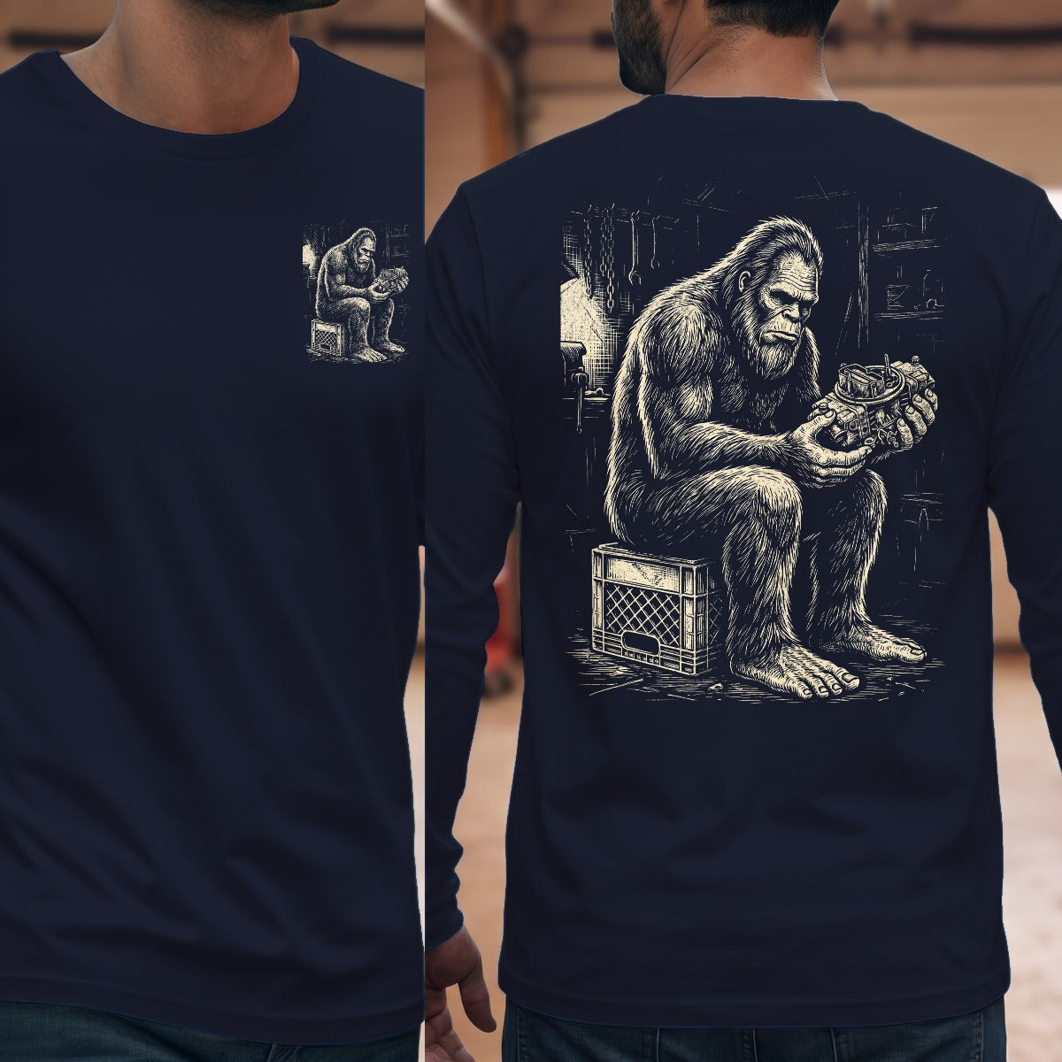 Navy | Front & Back