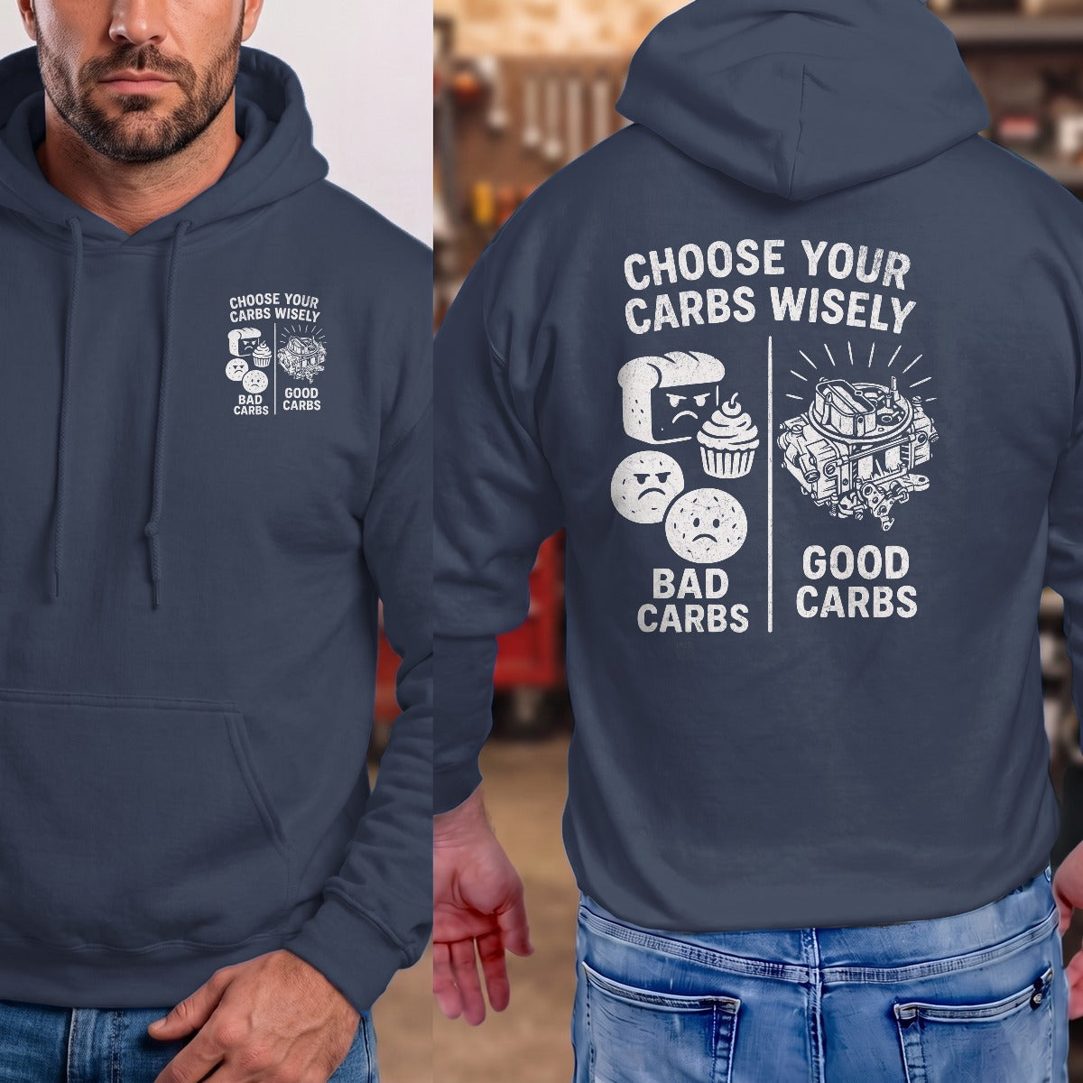Navy | Front & Back