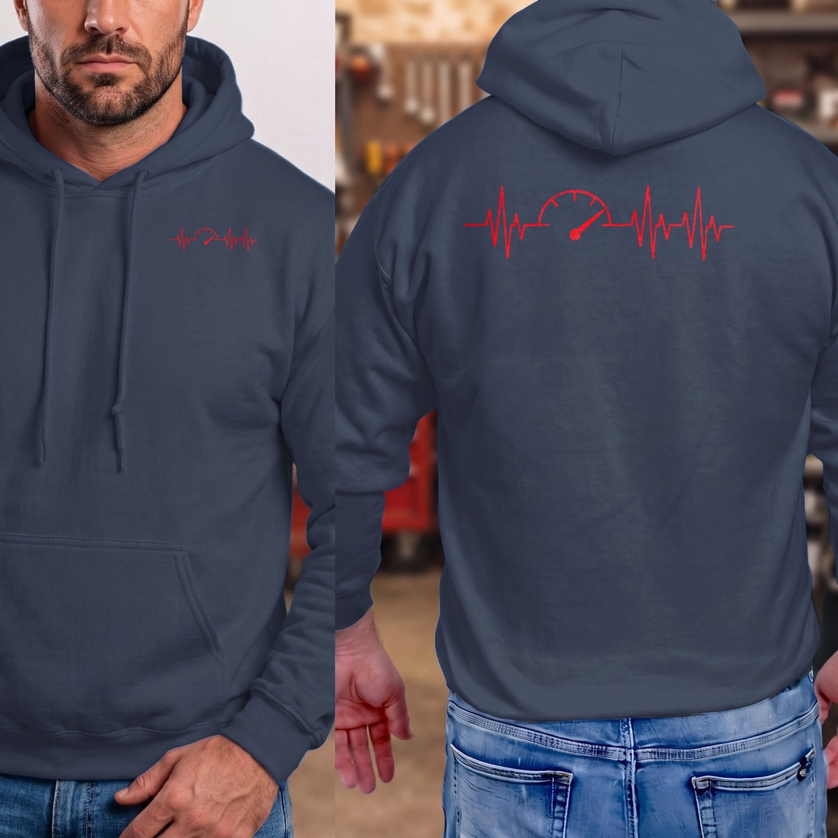 Navy | Front & Back
