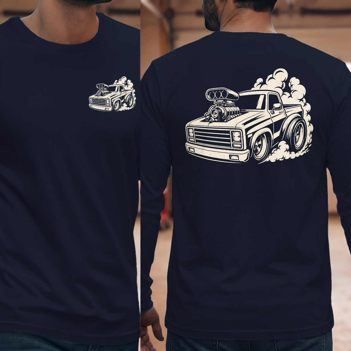 Navy | Front & Back