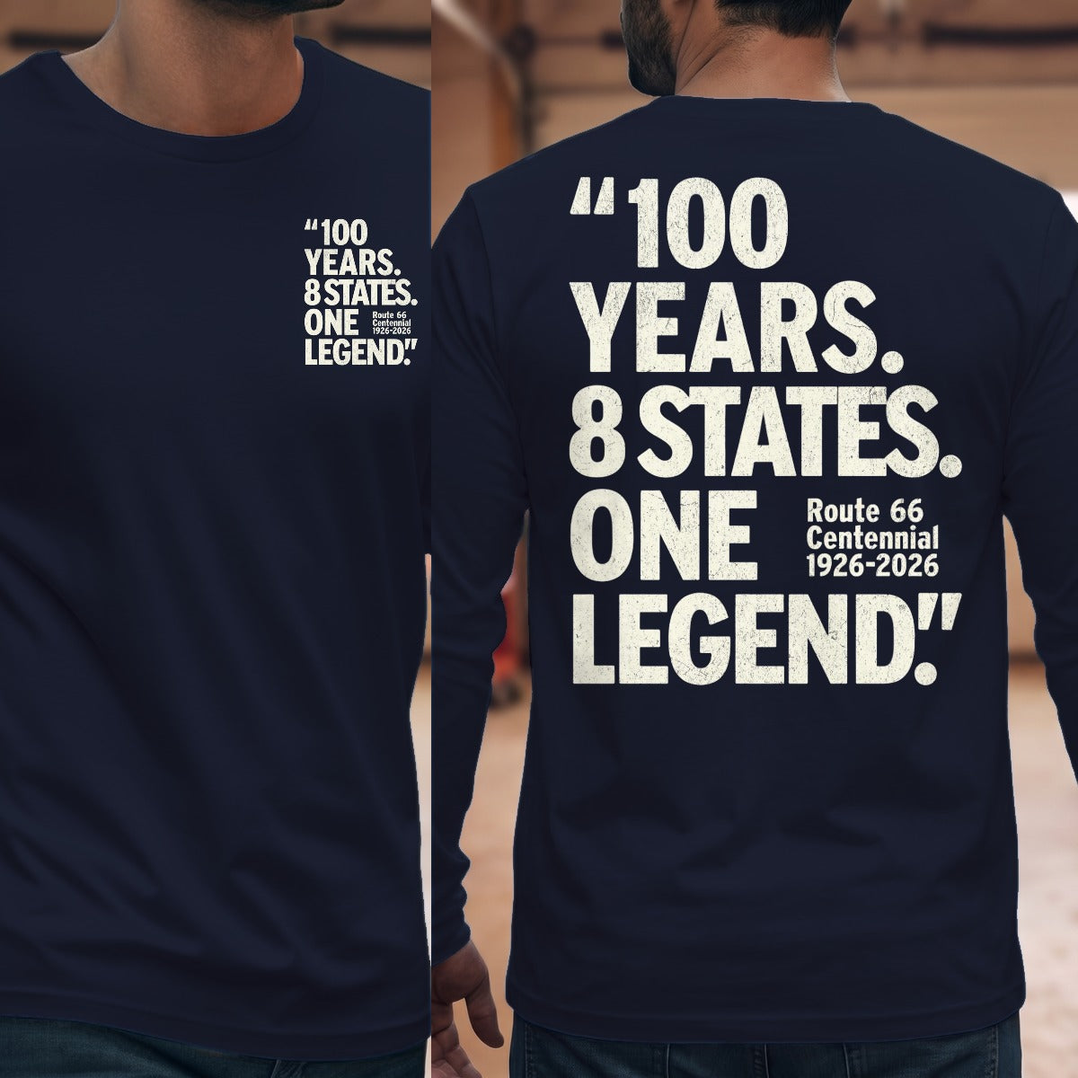 Navy | Front & Back