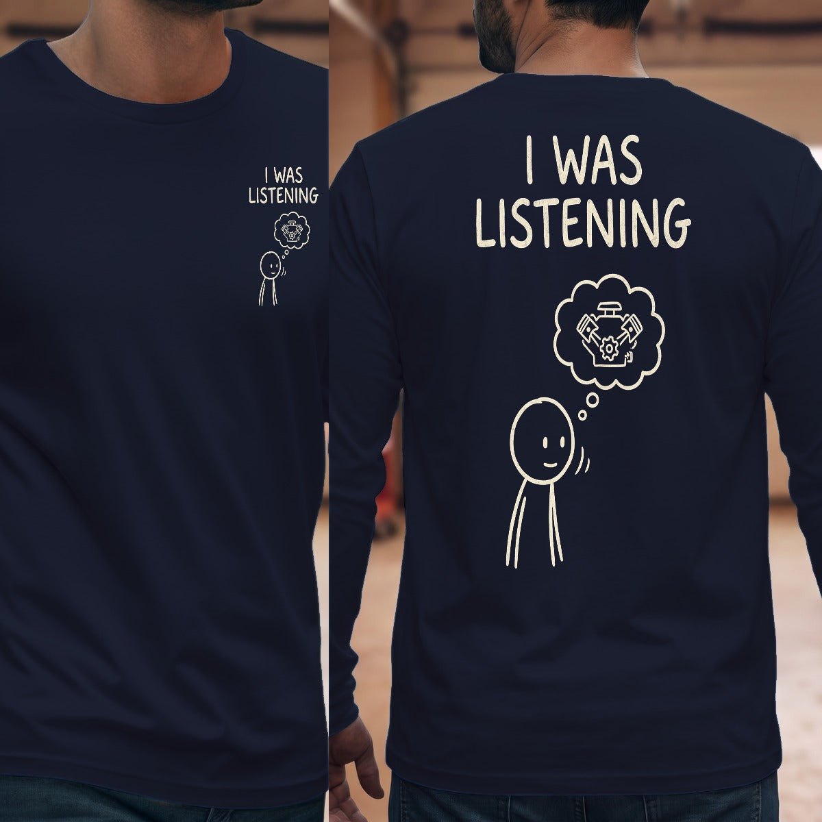 Navy | Front & Back