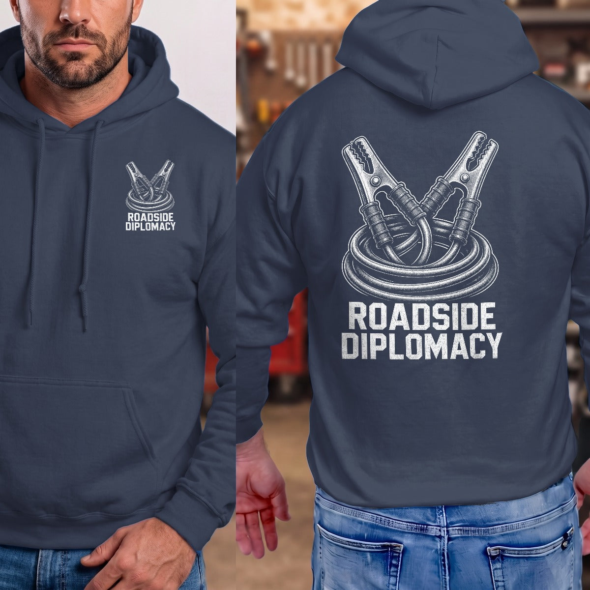 Navy | Front & Back