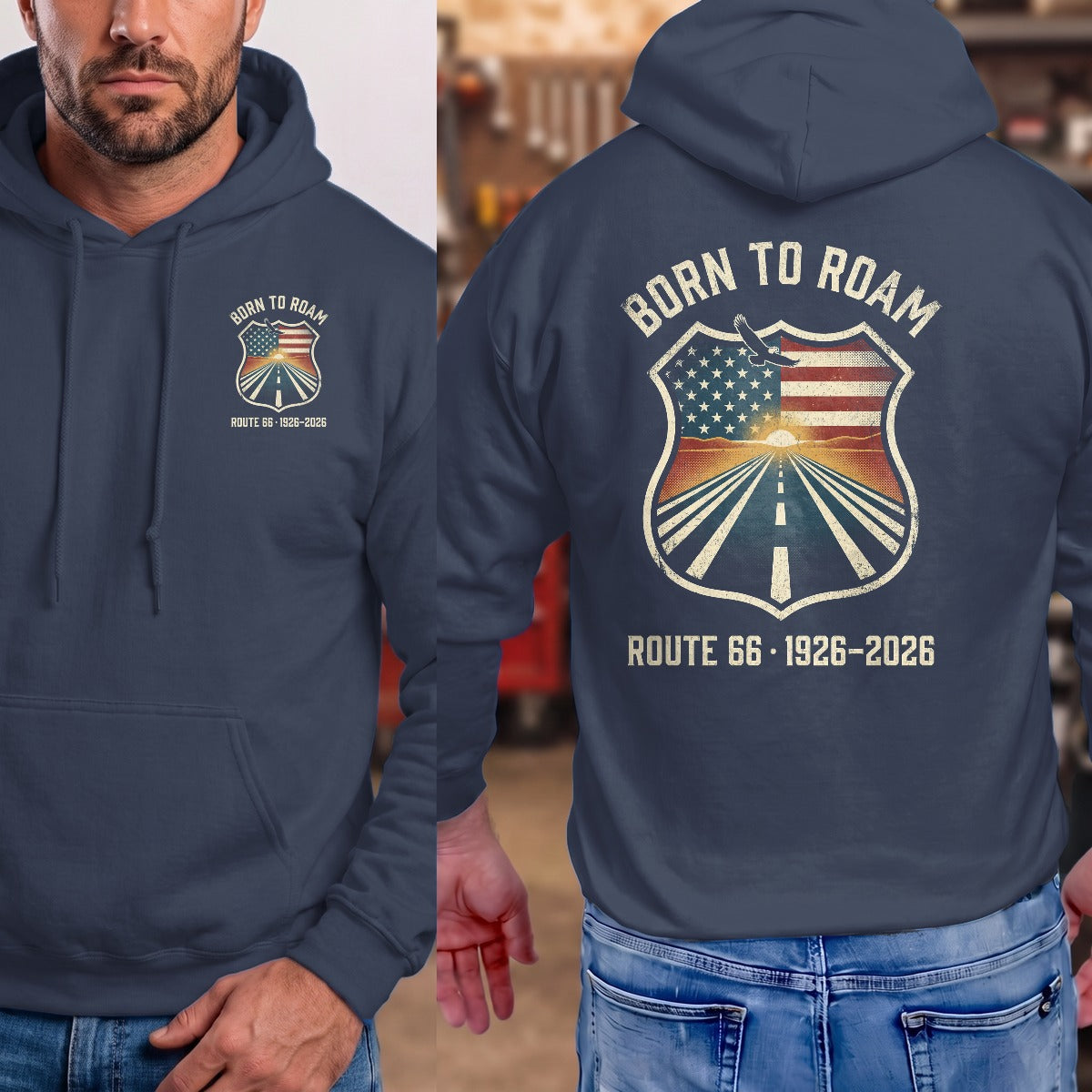 Navy | Front & Back