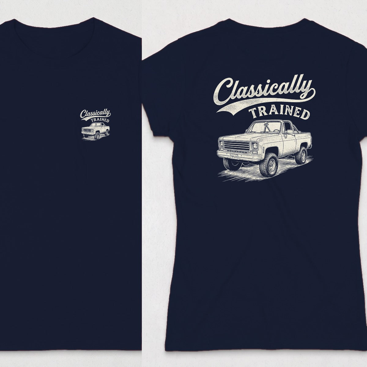 Navy | Front & Back
