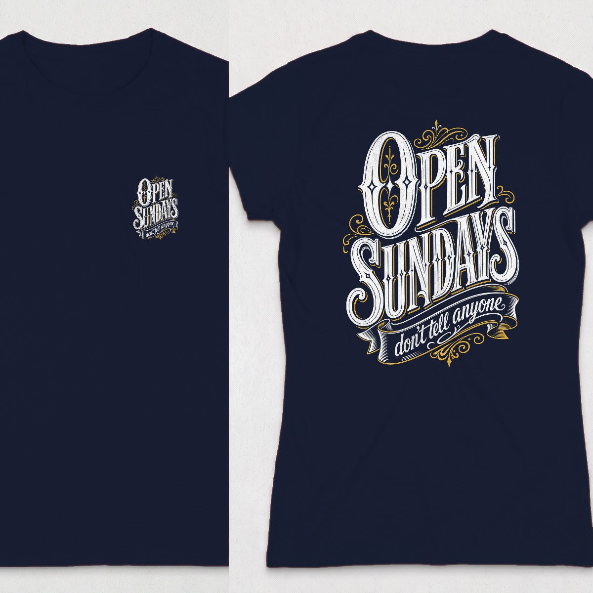 Navy | Front & Back
