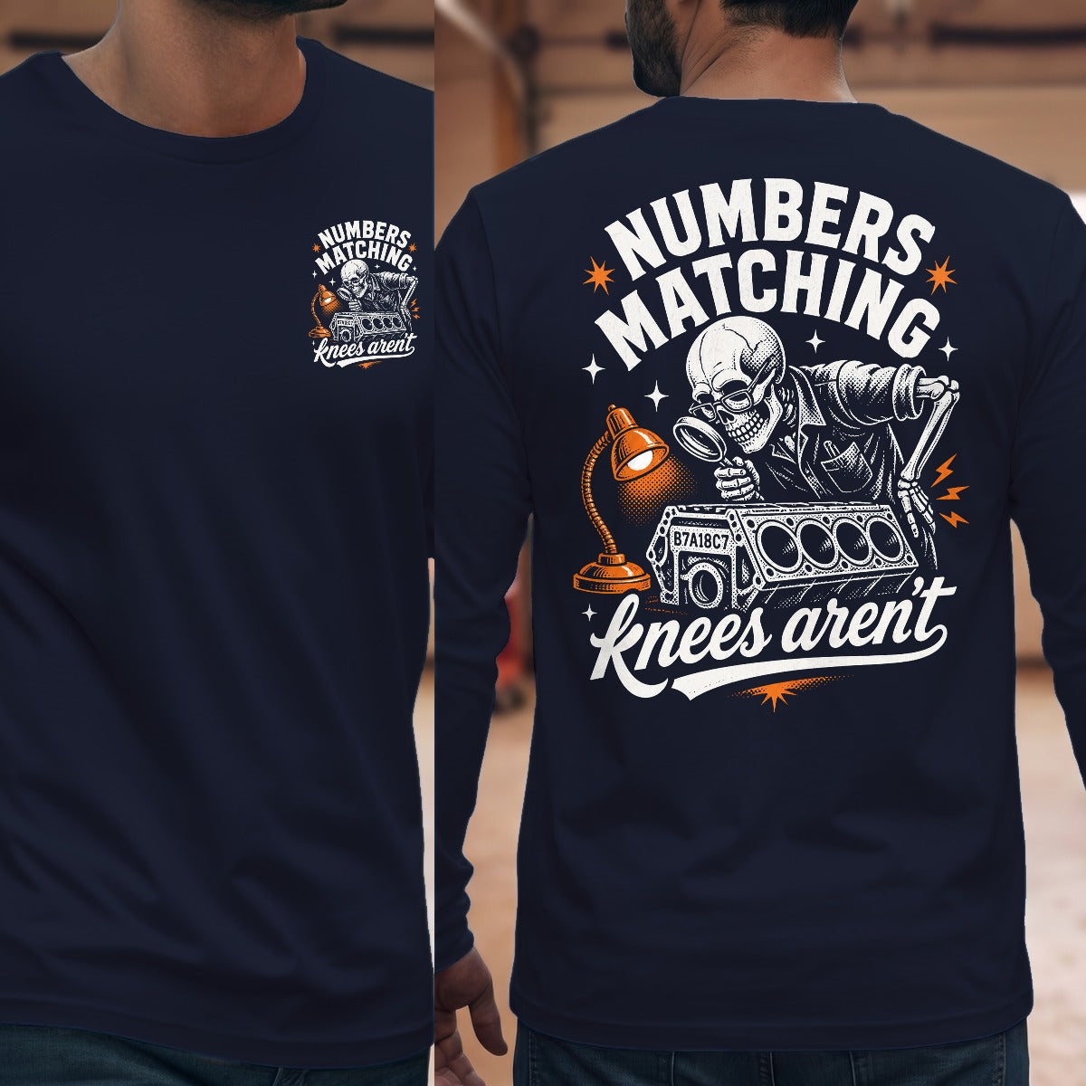 Navy | Front & Back