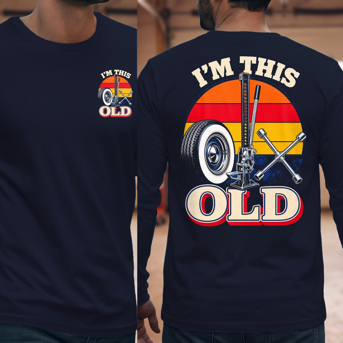 Navy | Front & Back