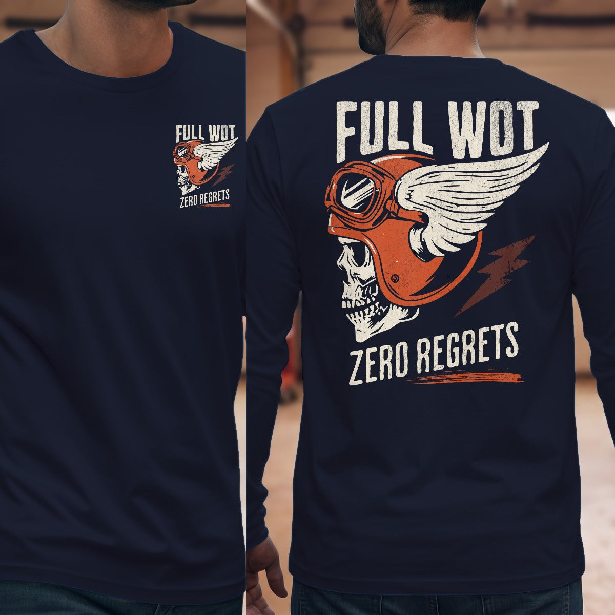 Navy | Front & Back