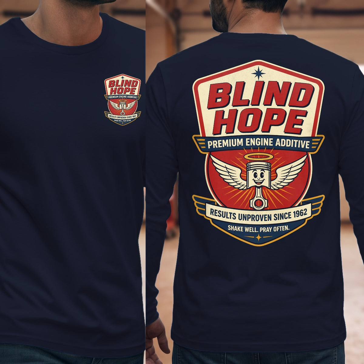 Navy | Front & Back