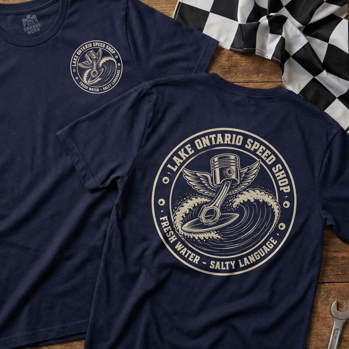 Navy | Front & Back