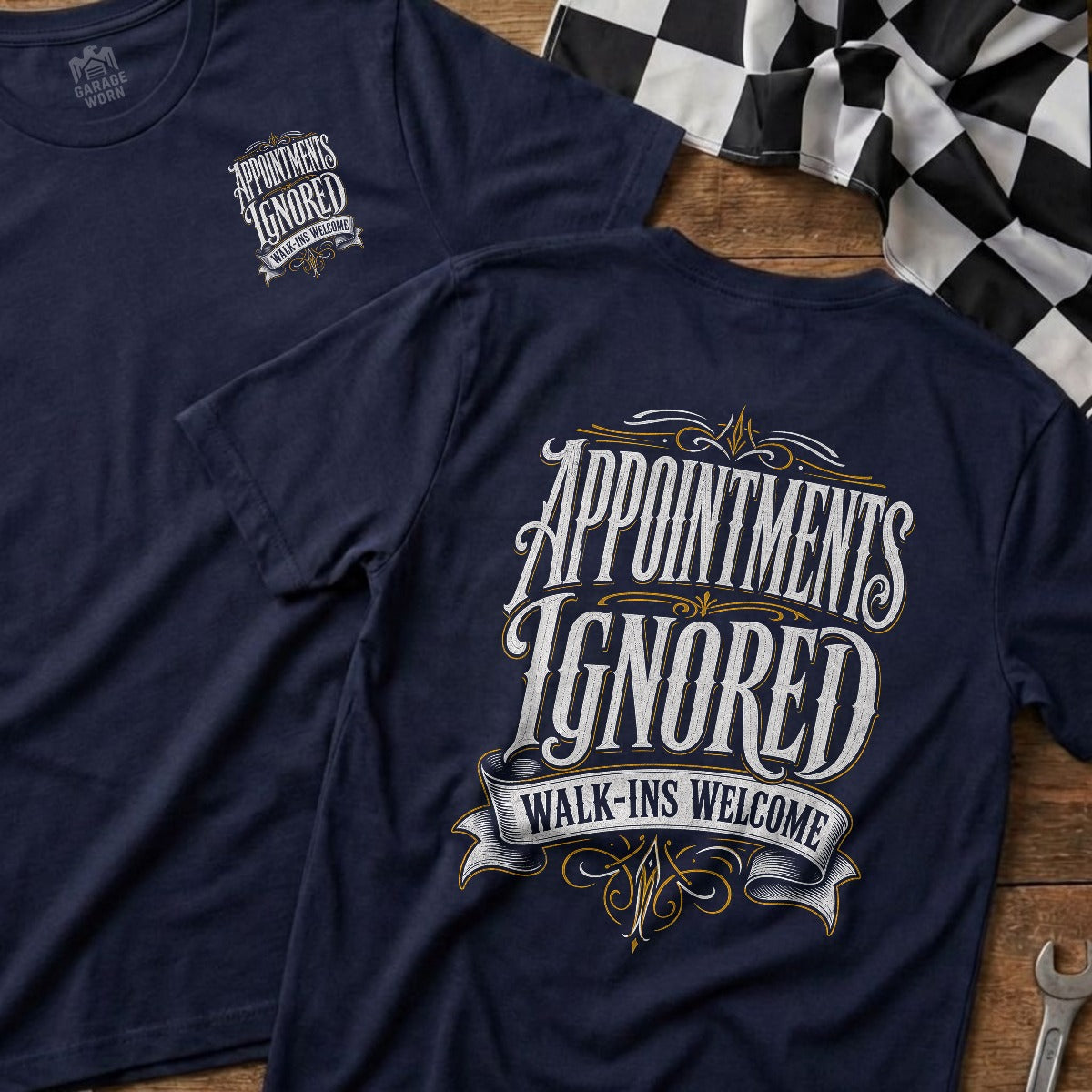 Navy | Front & Back