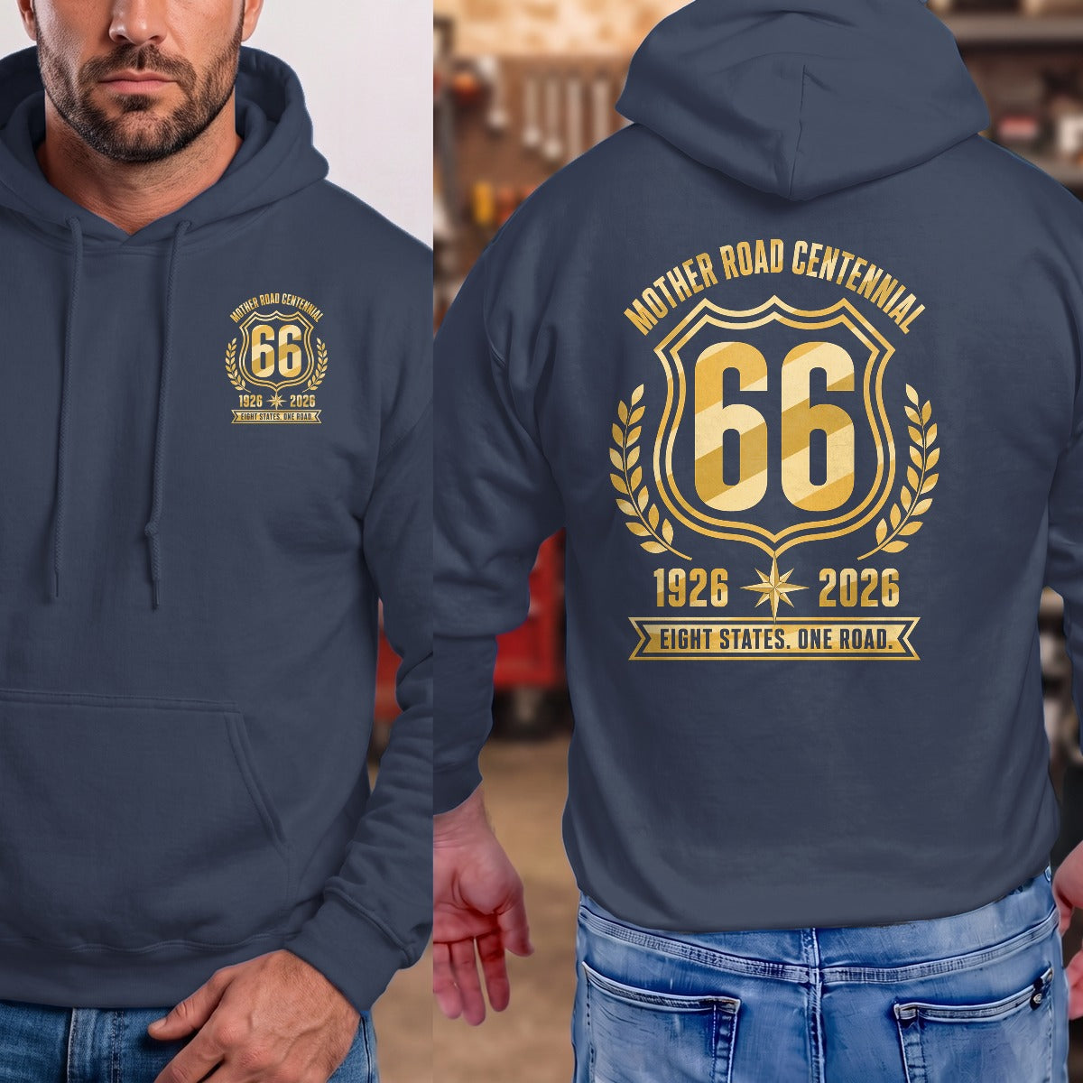 Navy | Front & Back