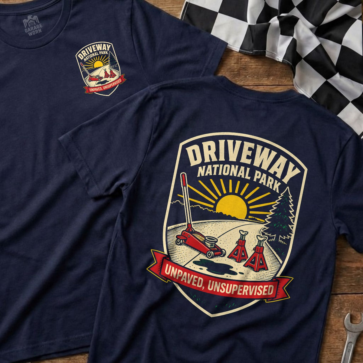 Navy | Front & Back