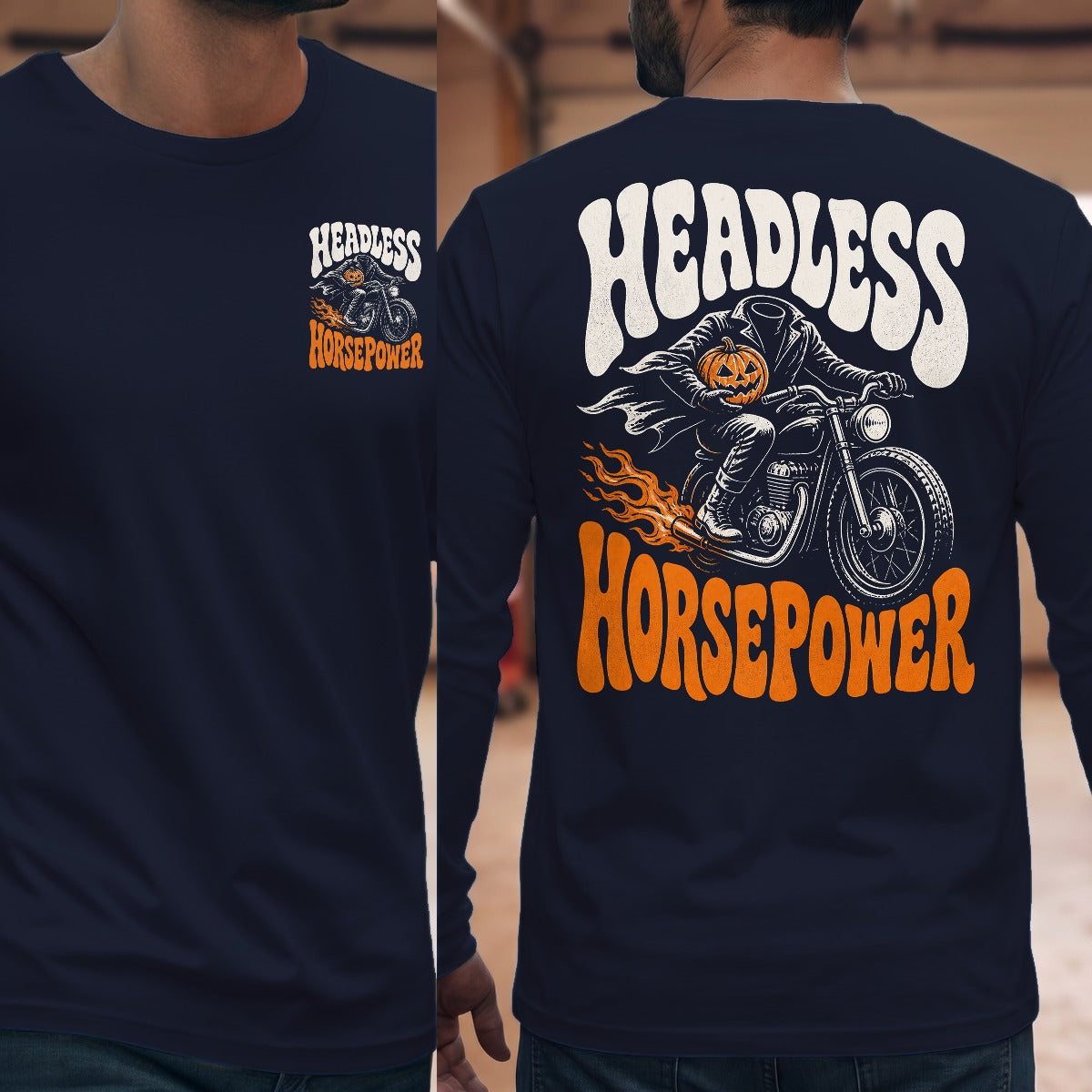 Navy | Front & Back