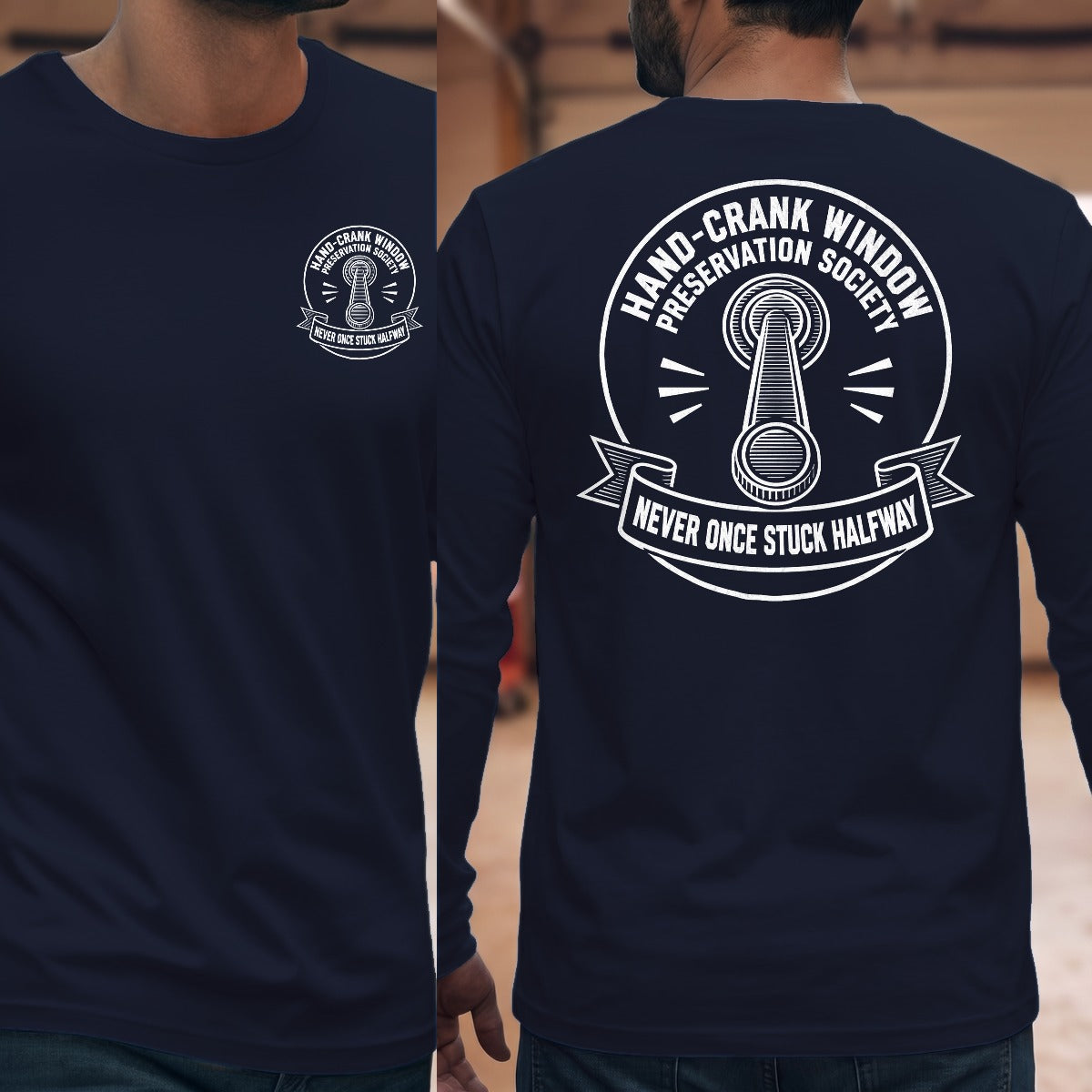 Navy | Front & Back